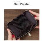 Large Capacity Grid Pattern Card Purse, Portable Casual ID Driver Licence Sleeve For Men Women, Thoughtful Present For Daily Use, Grey Grid, 9 Card Slots & 2 Coin Pockets