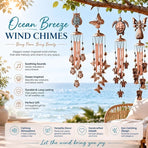 Retro Hollow Metal Tortoise Wind Bell, Iron Wind Chime Hanging Decor For Balcony Garden, Thoughtful New Home Gift