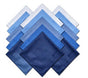 Solid Striped Men Suit Pocket Square Handkerchief 15pcs