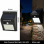 Solar Triangular LED Wall Light, Single Side 60 LED, Waterproof Human Induction Lamp, Elegant Landscape Lighting Present