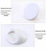 Self Adhesive Punch-Free Drawer Pull Handle, Strong Stick On Handle For Cabinet & Sliding Window, Pink, 4 Pcs, Lovely Interior Decor Gift