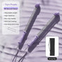 No Cable Training Battle Rope, 3.09 Lbs A Pair, 16.93in Purple, Cordless Spring Workout Rope For Body Shaping, With Storage Bag, Perfect Home Gym Gift