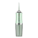 Versatile Electroplated Cordless Water Flosser, Household Oral Irrigator For Daily Use, A10 Green Electroplated Model With 4 Nozzles