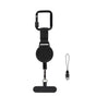 Square Snap Buckle Retractable Lanyard, Stretch Pull Key Strap, Multi-Purpose Webbing Accessory For Mobile Phone, Keys & Luggage