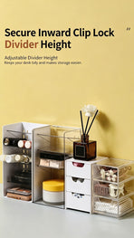 Wall Mount Clear Acrylic Storage Box, Large Size, Suitable For Bathroom Mirror Cabinet