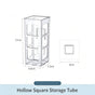 Hollow Square Acrylic Storage Tube, Multi-Purpose Holder For Makeup Brushes & Cosmetics