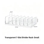 7 Grid Eyeshadow Storage Rack, Small Size Clear Acrylic Makeup Organiser