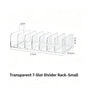 7 Grid Eyeshadow Storage Rack, Small Size Clear Acrylic Makeup Organiser
