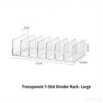 7 Grid Eyeshadow Storage Rack, Large Size Clear Acrylic Makeup Organiser
