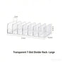 7 Grid Eyeshadow Storage Rack, Large Size Clear Acrylic Makeup Organiser