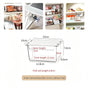 Under Cabinet Hanging Drawer Box, Small Size Clear Acrylic Cosmetic Organiser