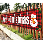 Christmas Party Decorative Banner, Holiday Backdrop Hanging Flag, Ideal For Indoor Xmas Scene Arrangement, Size 29648cm GZ01