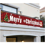 Christmas Party Decorative Banner, Holiday Backdrop Hanging Flag, Ideal For Indoor Xmas Scene Arrangement, Size 29648cm GZ01