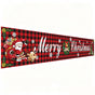 Xmas Holiday Fabric Party Banner, Christmas Background Flag, Perfect For Creating Warm Festive Atmosphere, Size 29648cm GZ03
