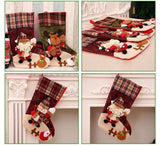 Medium Sequin Snowman Christmas Stocking, Glittery Christmas Tree Ornament, 25*19cm