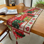 Long Christmas Table Runner, Premium Dining Table Centerpiece, Household Cabinet Decor, 33*300cm, Pattern 02