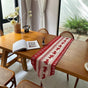 Christmas Decorative Table Runner, Long Dining Table Mat, Multi-use Cabinet Hanging Cloth, 33*180cm, Pattern 05