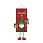 Decor Hanging Flag Backdrop, Christmas & Halloween Creative Printed Party Prop, Gnome Pattern, 110*40cm