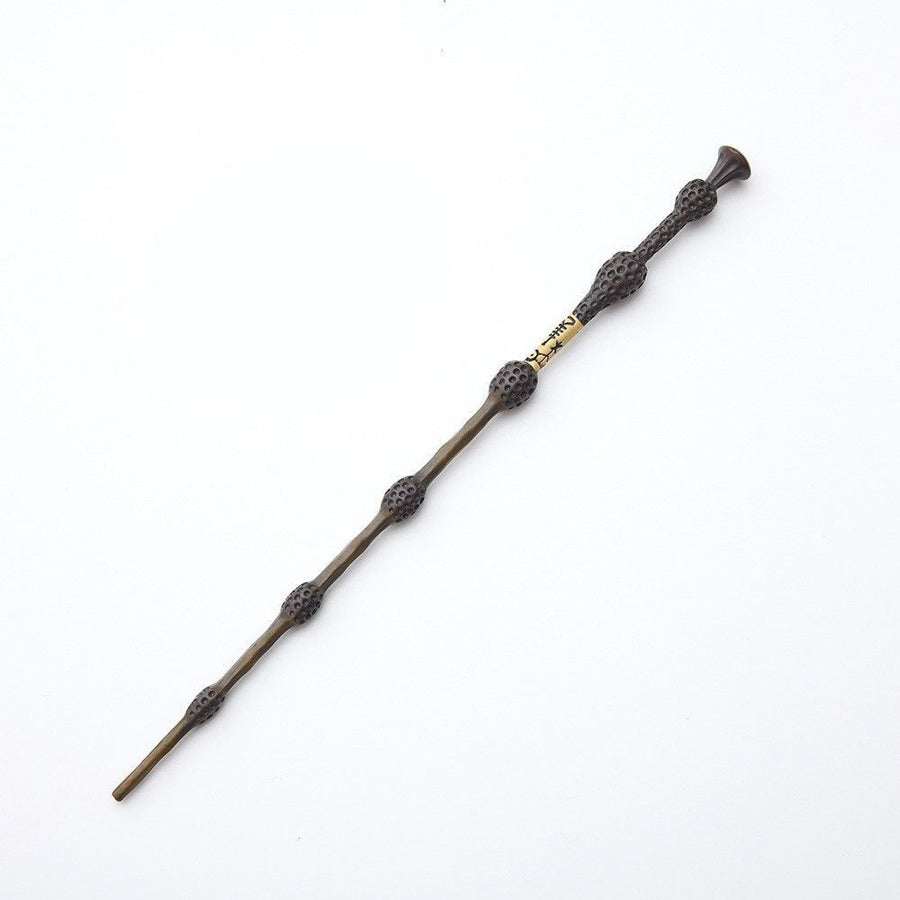 Luxury Handmade Roleplay Wand, Holiday Party Decoration Prop, Style 6, Blue Gold Stamping Ribbon Gift Box
