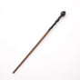 Medium Curved Resin Magic Wand With Built-in Metal Core, Mature Character Holiday Cosplay Prop, Style 23, Black Gold Stamping Ribbon Gift Box