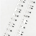 Black & Color Combo 2pcs 88 Key Piano Staff Note Strips