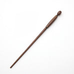 Simple Slim Cosplay Wand, Smooth Resin Finish, Festival Party Decor, Style 32, Blue Gold Stamping Ribbon Gift Box