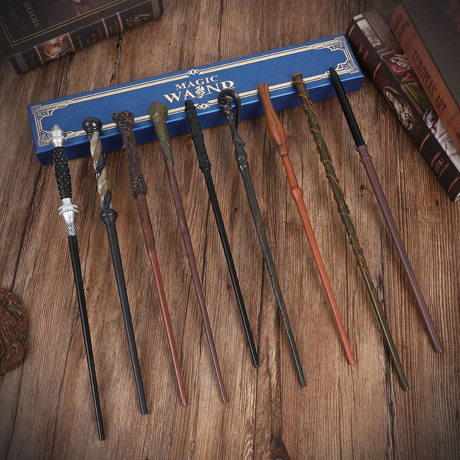 Light Curved Resin Wizard Wand With Metal Core, Charismatic Character Cosplay Prop, Style 40