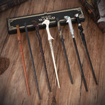 Light Curved Resin Wizard Wand With Metal Core, Charismatic Character Cosplay Prop, Style 40