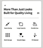 Extra Small Hollow-out Wall Mount Laundry Hamper, White Foldable Storage Basket, Suitable for Dormitory & Small Bedroom