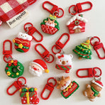 Christmas Cabin Resin Bag Charm, Adorable Backpack Pendant, Lovely Trinket for Christmas & Halloween Friendship Present