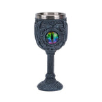 Resin Evil Dragon Eye Pattern Goblet, Fantasy Retro Wine Cup, Eye‑catching Bar Tableware for Christmas & Halloween Themed Party