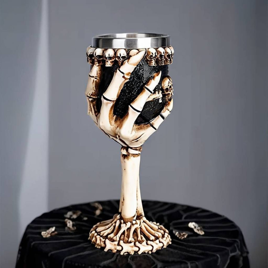 Resin Evil Dragon Eye Pattern Goblet, Fantasy Retro Wine Cup, Eye‑catching Bar Tableware for Christmas & Halloween Themed Party