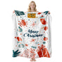Warm Flannel Air‑Conditioning Blanket, Versatile Home Throw, Practical Present For Christmas & Holiday Gifting, Style FLR‑96, Size XL, 150x200cm