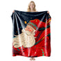 Light‑Weight Holiday Flannel Blanket, Sofa & Bed Throw, Desirable Present For Christmas & Halloween Family Gifting, Style FLR‑119, Size S, 100x130cm