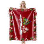 Everyday‑use Flannel Air‑Condition Throw Blanket, Christmas & Halloween Home Ornament, Lovely Gift For Relaxing Lounge Hour, Style FLR‑183, Size M, 100x150cm