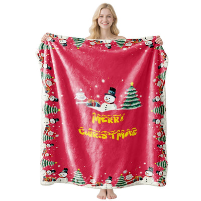 Cozy Warm Flannel Home Throw Blanket, Flexible Lounge Cover, Practical Present For Christmas & Halloween Holiday Gifting, Style FLR‑184, Size XL, 150x200cm