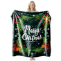 Warm Adaptable Home Flannel Throw Blanket, Lounge Cover, Practical Present For Christmas & Halloween Holiday Gift‑giving, Style FLR‑194, Size XL, 150x200cm