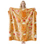 Silky‑Touch Indoor Flannel Blanket, Christmas & Halloween Air‑Condition Throw, Nice Gifting Selection For Routine Household Daily Use, Style FLR‑209, Size M, 100x150cm