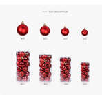 24 Count Plastic Electroplated Festive Decor Baubles, Purple 8cm Glossy Spheres to Enrich Christmas Display and Halloween Party Overall Atmosphere