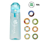 0 Sugar 0 Calorie Scented Water Bottle Blue 7 Rings