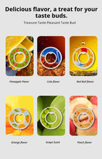0 Sugar 0 Calorie Scented Water Bottle Blue 7 Rings
