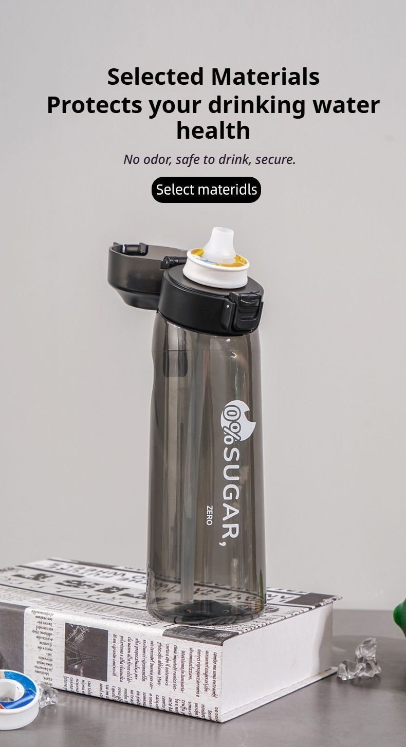 0 Sugar 0 Calorie Scented Water Bottle Blue 7 Rings