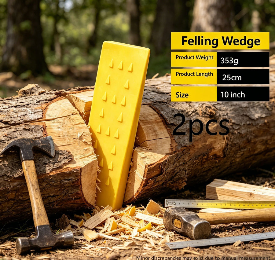 5/8/10 Inch Complete Tree Felling Wedge Set 6Pcs Plastic Garden Timber Tools