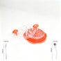Multi‑Accessory Chicken Shredder,Orange Interlayer Model with Brush and Fork,Convenient Manual Meat Processor,Christmas Halloween Gathering Kitchen Gift Idea