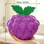 Super Big Squeeze Fidget Squish Toy, Dough Slow Rebound Stress Reliever, 17cm Grape Decompression Toy