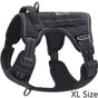Pet Dog Reflective Mesh Harness Adjustable Vest With Comfort Handle Popular Christmas Holiday Gift Black Size XL