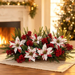 Christmas Single Flower Stem Artificial Floral Craft Supply SD63 2 Pcs Recommended Christmas Holiday Gift