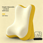 Multifunctional Split Bed Backrest Pillow Neck Lumbar Support Cushion Sofa Reading Pillow Light Yellow Standard Perfect Christmas Gift