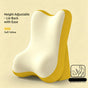 Multifunctional Split Bed Backrest Pillow Neck Lumbar Support Cushion Sofa Reading Pillow Light Yellow Standard Perfect Christmas Gift