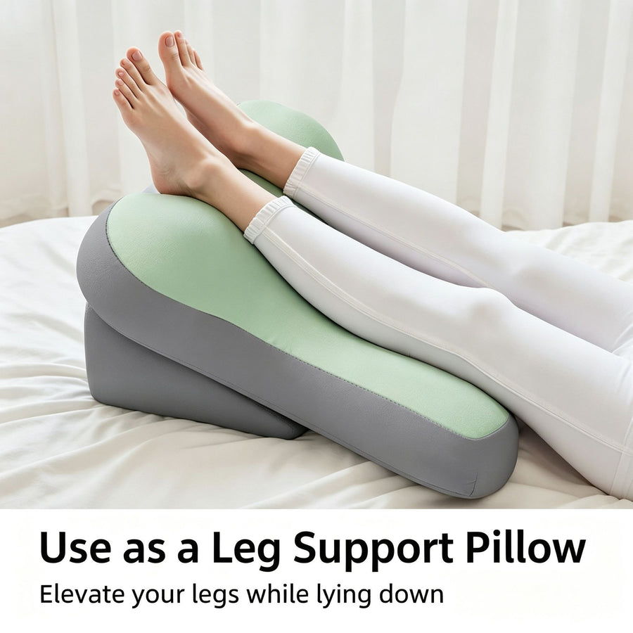 Multifunctional Split Bed Backrest Pillow Neck Lumbar Support Cushion Sofa Reading Pillow Light Yellow Standard Perfect Christmas Gift
